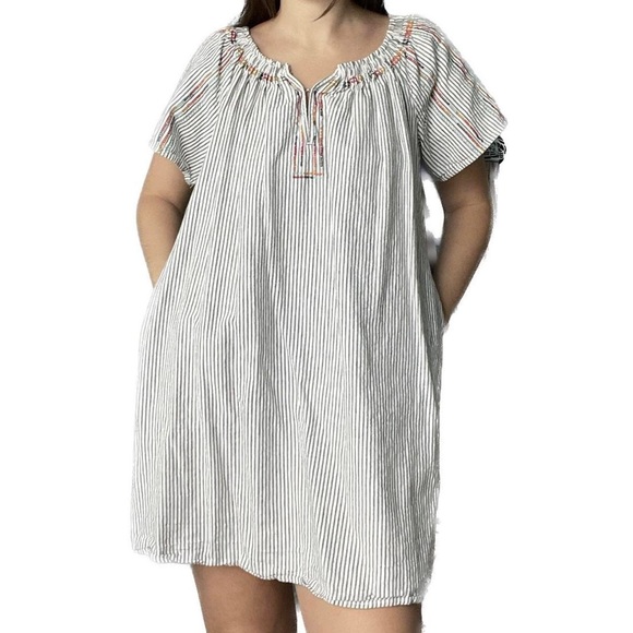 Knox Rose White Patterned Shift Dress - Picture 4 of 5